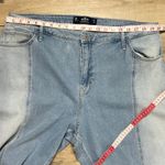 Hollister  Ultra High Rise Dad Jean Two Tone Denim Size 34 Photo 4