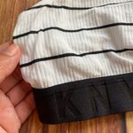 DKNY Women’s Litewear Seamless Striped Ribbed Crop Top Bralette L Photo 5