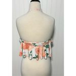 Show Me Your Mumu ‎ Mermaid Bondi Floral Ruffle Bikini Top Swimwear White Medium Photo 7