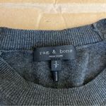 Rag and Bone Grey Knit Tie Front Sweater Dress Photo 5