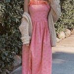 Doen 100% cotton midi dress in pink NWT NEW Size M Photo 0