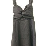 NBD  Womens Little Black Dress Sleeveless Ruched A-Line Photo 0