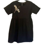Anthropologie  Potters Pot black sequin heron dress small Photo 0