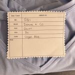 Denim And Co Womens Tunic Shirt Size 3X Oversized Loose Comfy Breathable Classic Blue Photo 9