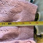 Princess Polly  Women's Pointelle Lyric Cropped Sweater V-Neck Cardigan  Size S/M Photo 6