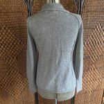 Peruvian Connection Size M// Long Sleeve Grey Henley Knit Alpaca Sweater Photo 4