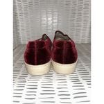 Soludos Anthropologie  Velvet‎ Burgundy Maroon Llama Sneaker Women’s 8 Photo 5