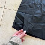 ZARA Trafaluc Faux Leather Spaghetti Strap Blouse Sz Small Photo 1