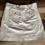 LIKE NEW midi khaki‎ tie waist Boden skirt with utility pockets size 16 Tan Photo 5