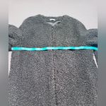 Max Studio  Boucle Knit Teddy Forest Dark Green Jacket Womens Large Photo 3