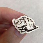 Avatar Appa Wood Stud Earrings Tan Photo 3