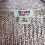 Mossimo Supply Co Light Pink Knitted Floral Embroidered Oversized Cardigan Size Extra Small Runs Large Photo 3