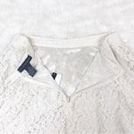 Grace Elements Ivory Cream Lace Midi Skirt A-Line Fit & Flare Size Small New Photo 7