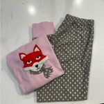 Pj Couture Pink Long Sleeve with Fox Design Size L Photo 0