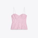 ZARA  Striped Poplin Top Photo 1