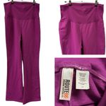 Route 66 Magenta French Terry High Waist Bootcut Loungewear Pants Womens Medium Photo 1