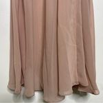 Jenny Yoo Farrah Ruffle Chiffon Gown Pink Size 8 Photo 5