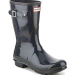 Hunter Short Black  Rain Boots Photo 0