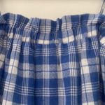 Very J  Blue and white plaid stripped dress Photo 3