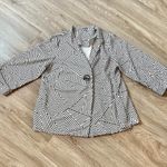 JM Collection  Geometric Print Single Button Cardigan Jacket Plus Size 1X Photo 0