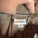 LuLaRoe NWT Ella Mushroom Brown Gray High Waist Shorts w/ Tie Detail Size XL Photo 2