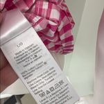 J.Crew  Pink Gingham Pajama Top + Bottom set large Photo 4