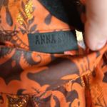 Anna Sui vintage style glam shimmer print party shirt blouse Size Medium Photo 5