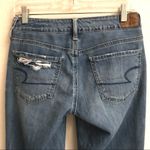 American Eagle  Outfitters Tom girl button fly distressed light wash jeans 2R Photo 2