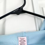 Victoria's Secret NWT Ribbed Corduroy Hooded Velvet Sweatshirt Powder Blue Photo 6