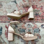 J.Crew Bow Platform Heel Rose Gold Satin Women’s Size 12 Photo 2