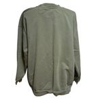 ANINE BING Size L Tyler Oversized Sweatshirt Crewneck Chenille Letters FLAWED Photo 1