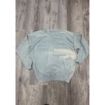 We The Free Free People Blue Thermal Pullover Knit Sweater Oversized Fit XS Photo 0