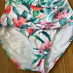 Tommy Bahama Tommy Bahama White Tropi-Calling Bandeau Womens Swimsuit Size 2 Photo 2