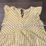 NWOT &Merci Flutter Sleeve V-Neck Top Sz M Photo 3