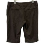 Tracy Evans  Limited Brown Striped Business Casual Bermuda Shorts Juniors 5 Photo 7
