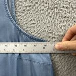 J. Jill Denim Jean Chambray Tunic Top Sleeveless Boho Tencel Lyocell Women Small Blue Photo 5