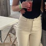 We Wore What Cream Jeans Photo 1