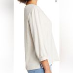 Caslon NWT Cozy Knit Top Beige Oatmeal Heather S | Soft Ballet Neck Long Sleeve Photo 2