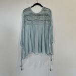 Free People  Penny Lane Tunic Top Size XS Super Drapey Semi Sheer Design‎ Photo 2