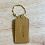 Coach Keychain  Limited Edition Bag Charm Logo Gold Chain Hawaii Stamp Large Size Photo 1