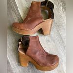 FP Movement by Free People Brown Leather Mules Size 7 Photo 11