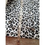 Treasure & Bond  Lightweight Knit Leopard Print Pullover Hooded Top Womens Sz XXS Photo 5