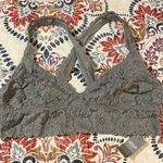 Aerie  Lace Bralette Grey Photo 0
