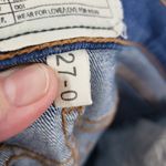 Current/Elliott  Jeans Size 27 The Stiletto‎ Distressed Skinny Cropped Ankle Blue Photo 8