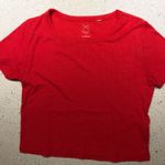 PacSun Cherry Red Crop Top Photo 0