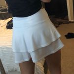 Boohoo White Ruffle Skort Photo 1