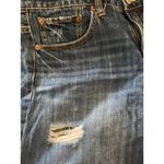 American eagle womens size 6 dark wash shorts cut offs Blue Photo 4