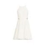 LIV FOSTER Cutout Halter Mini Dress Size 4 White Photo 4