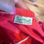 Top Made Vintage Red Midi Dress Size M Photo 3