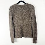 prAna Brown Marled Long Sleeves V-Neck Knit Cabin Sweater, Size Medium Photo 1